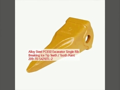 合金鋼 PC650 掘削機 単肋 氷を割る 歯 / 歯点 209-70-54210TL-2