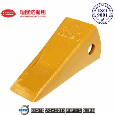 EC210 EC210RC 14530544 VOLVO フラットバケツ歯 モジュール式尖端設計